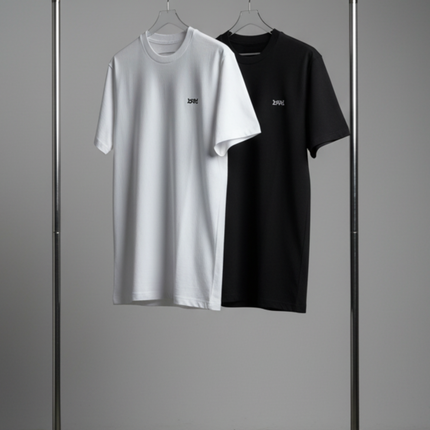 Essential 2 Pack Tee - Black & White