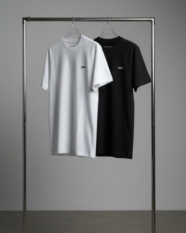 Essential 2 Pack Tee - Black & White