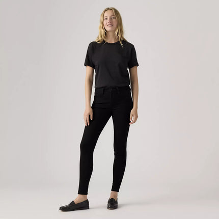 LEVIS 720 WOMEN'S HIRISE SUPER SKINNY JEANS - BLACK