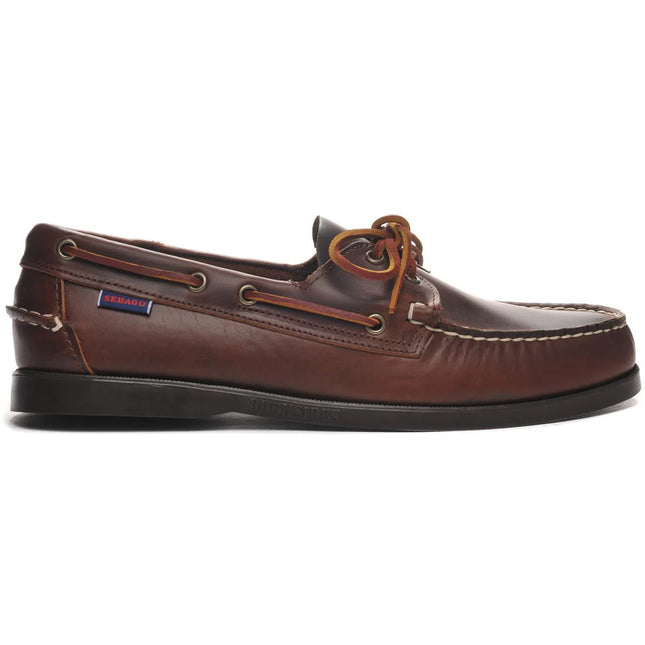 SEBAGO DOCKSIDE PORTLAND WAXED - BROWN GUM