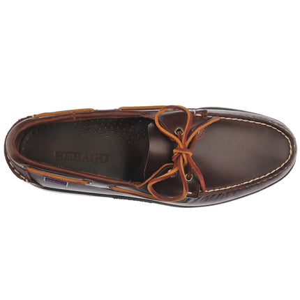 SEBAGO DOCKSIDE PORTLAND WAXED - BROWN GUM