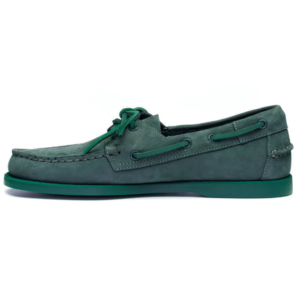 SEBAGO DOCKSIDES PORTLAND NUBUCK - INDIGO GREEN