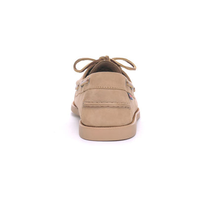 SEBAGO DOCKSIDE PORLAND NUBUCK - BROWN TAUPE