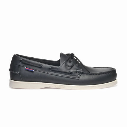 SEBAGO DOCKSIDE PORTLAND - BLACK WHITE
