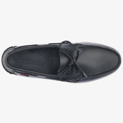 SEBAGO DOCKSIDE PORTLAND - BLACK WHITE