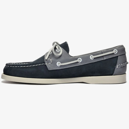 SEBAGO PORTLAND SPINNAKER NUBUCK - NAVY GREY