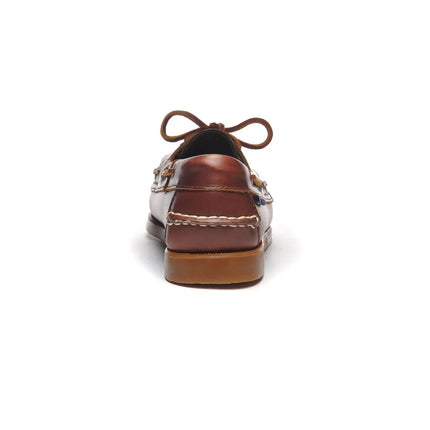 SEBAGO DOCKSIDES PORTLAND WAXED WMN - BROWN