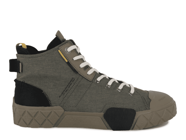 PALLADIUM ACE CITY SHELL CHUKKA - OLIVE NIGHT