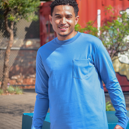 Classic Pocket T Long Sleeve - Airforce
