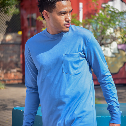 Classic Pocket T Long Sleeve - Airforce