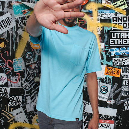 Classic Pocket T Short Sleeve - Aqua