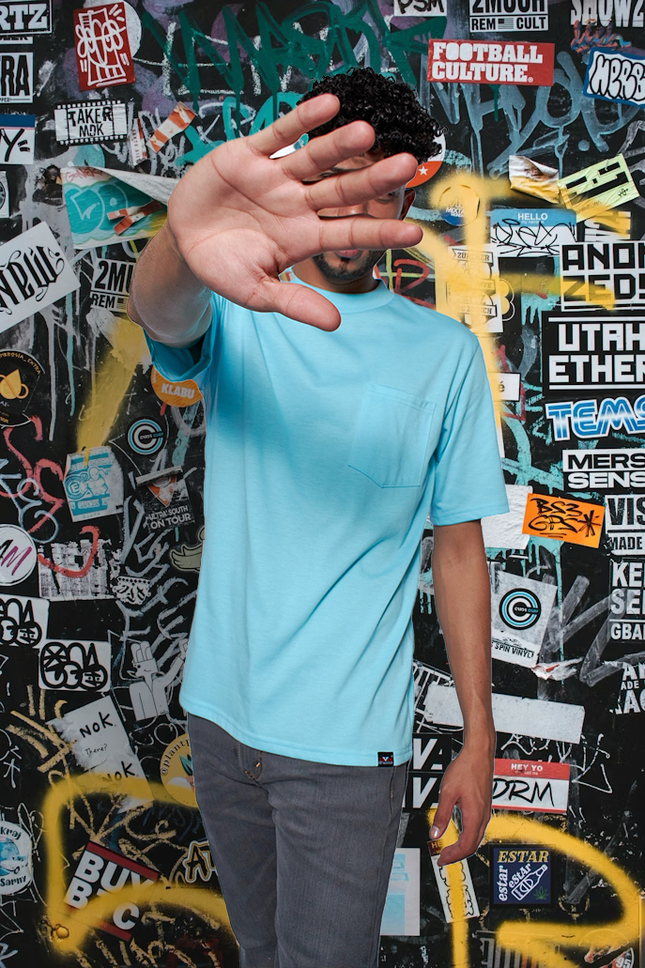 Classic Pocket T Short Sleeve - Aqua