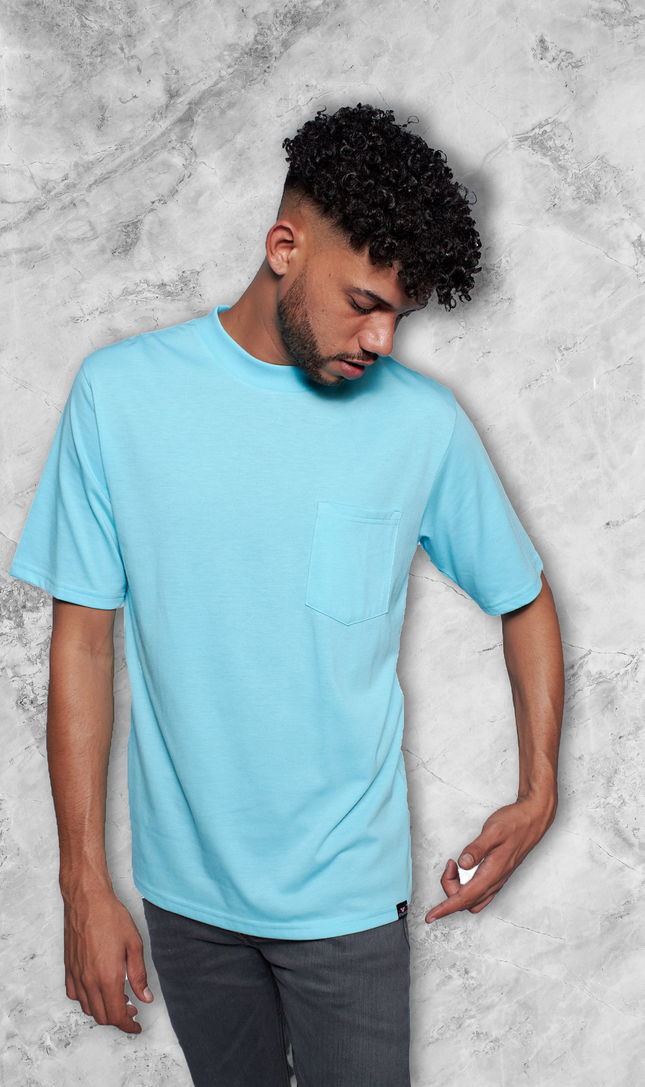 Classic Pocket T Short Sleeve - Aqua