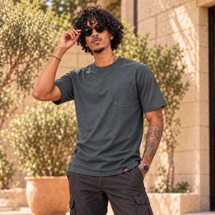 Classic Pocket T Short Sleeve - Ash Grey