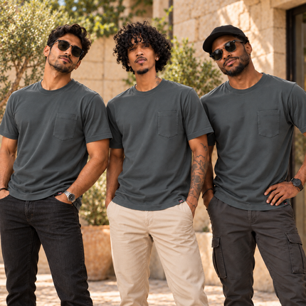 Classic Pocket T Short Sleeve - Ash Grey
