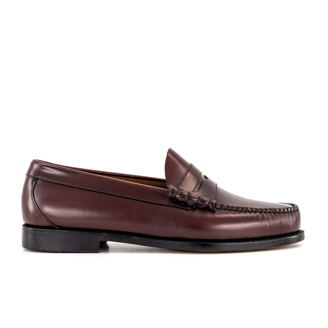 BASS WEEJUN LARSON MOC PENNY - BURGUNDY BRUSH