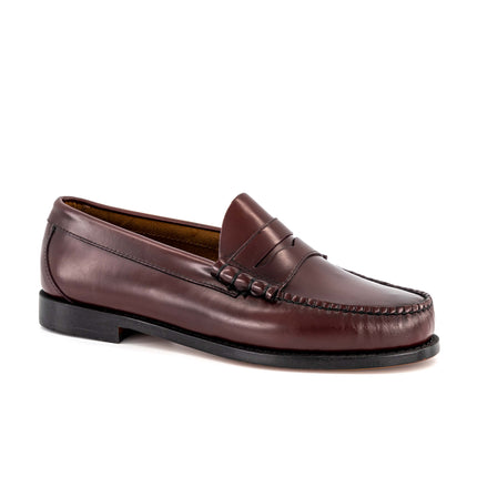 BASS WEEJUN LARSON MOC PENNY - BURGUNDY BRUSH