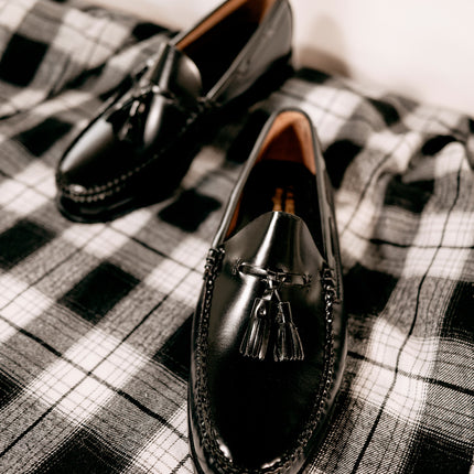 BASS WEEJUNS LARKIN MOC TASSEL - BLACK