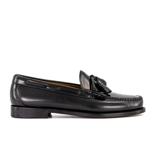 BASS WEEJUNS LAYTON MOC KILTIE - BLACK BRUSH
