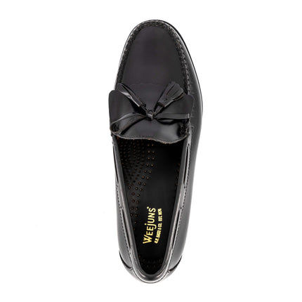 BASS WEEJUNS LAYTON MOC KILTIE - BLACK BRUSH