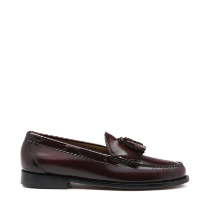 BASS WEEJUNS LAYTON MOC KILTIE - BURGUNDY BRUSH