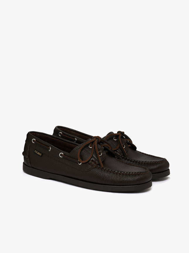 BASS JETTY II BOATER 2 EYE - DK BROWN