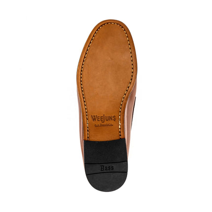BASS WEEJUNS VENETIAN - BRUSH OFF LEATHER COGNAC
