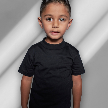 Classic Kids Pocket T Short Sleeve - Black