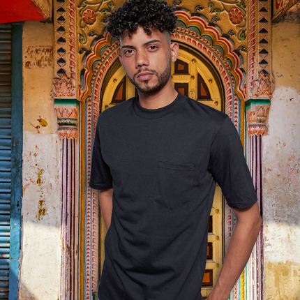 Classic Pocket T Short Sleeve - Black