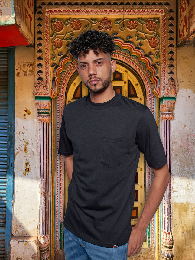 Classic Pocket T Short Sleeve - Black