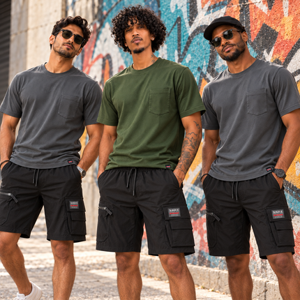 Duffel Utility Shorts - Black