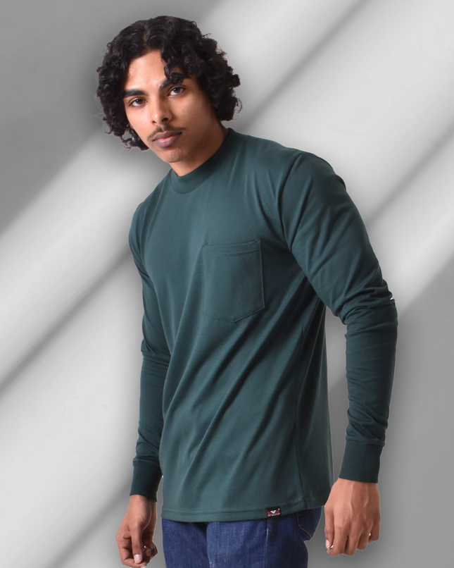 Classic Pocket T Long Sleeve - Bottle