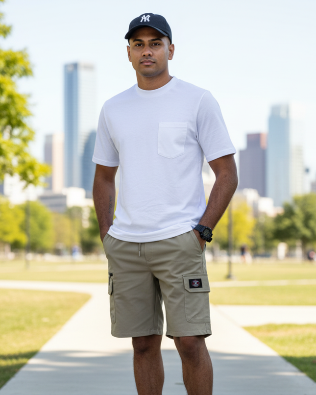 Hiking Cargo Shorts - Stone