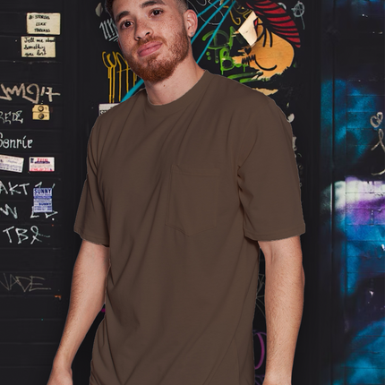 Classic Pocket T Short Sleeve - Chocolate