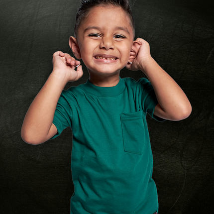 Classic Kids Pocket T Short Sleeve - Forest