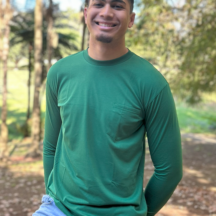 Classic Pocket T Long Sleeve - Forest