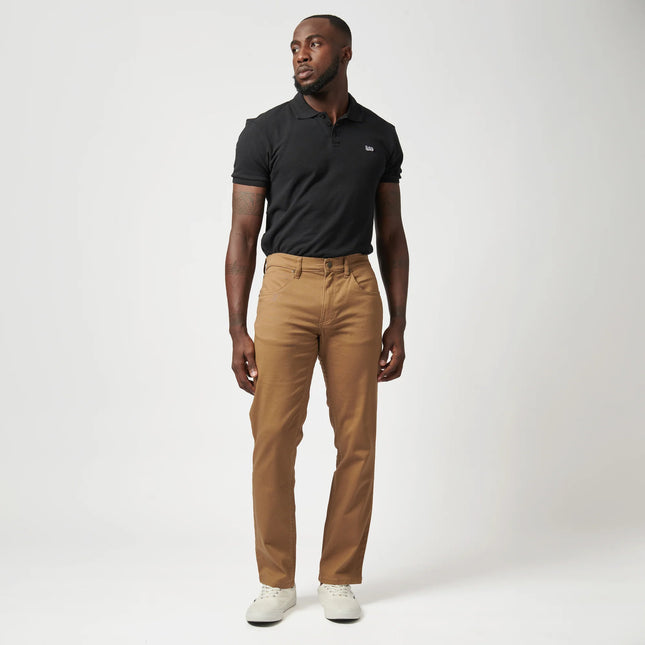 LEE BROOKLYN STRETCH TWILL PANTS - TAN