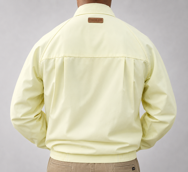 LONDON FOG GOLF JACKET - YELLOW
