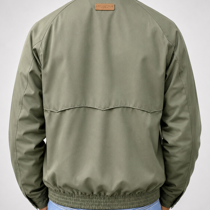 LONDON FOG HARRINGTON JACKET - OLIVE