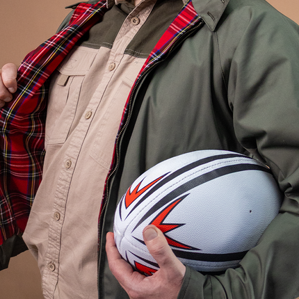 LONDON FOG HARRINGTON JACKET - OLIVE