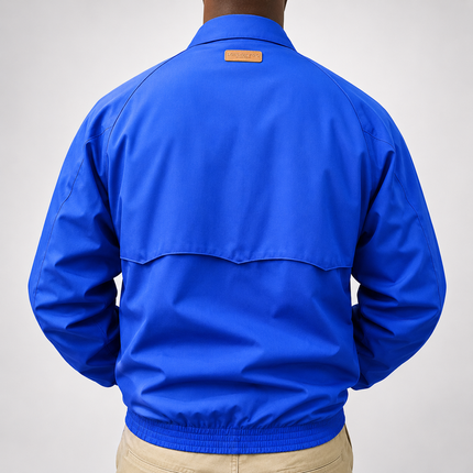 LONDON FOG HARRINGTON JACKET - ELECTRIC BLUE