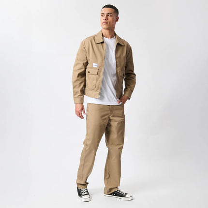 LEE LOGO TWILL JACKET - KHAKI