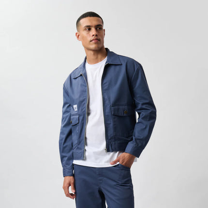 LEE LOGO TWILL JACKET - AIRFORCE