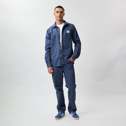 LEE LOGO TWILL JACKET - AIRFORCE