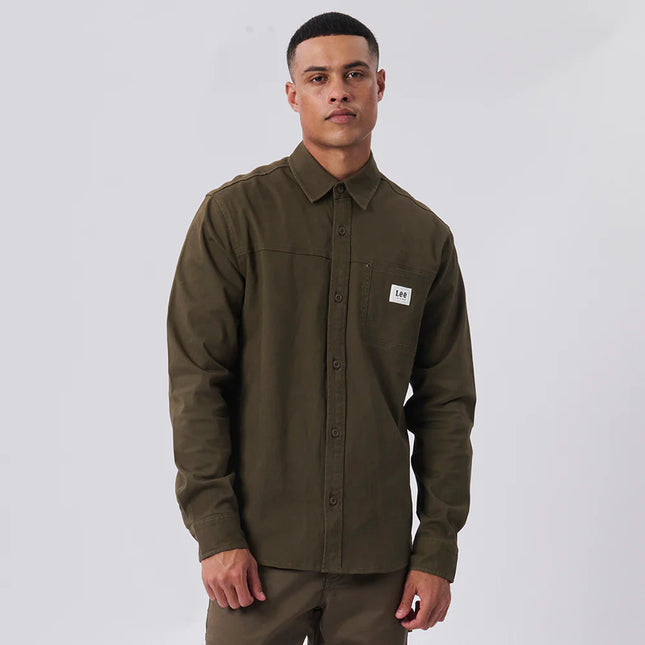 LEE TWILL SHIRT - FATIGUE