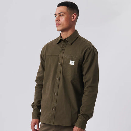 LEE TWILL SHIRT - FATIGUE
