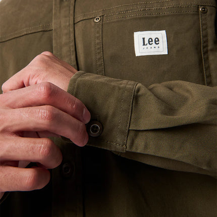 LEE TWILL SHIRT - FATIGUE