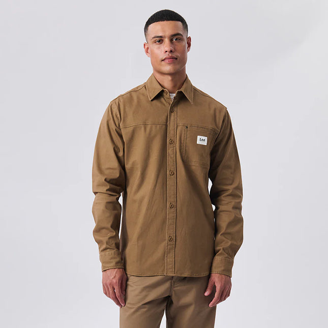 LEE TWILL SHIRT - TAN