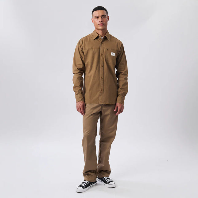 LEE TWILL SHIRT - TAN