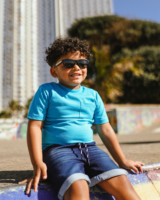 Classic Kids Pocket T Short Sleeve - Lagoon